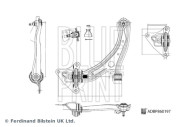 ADBP860197 Řídicí páka, zavěšení kol BLUE PRINT