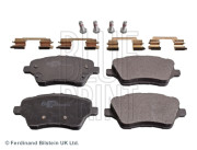 ADF124207 Sada brzdových destiček, kotoučová brzda BLUE PRINT