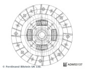 ADM53137 Lamela spojky BLUE PRINT