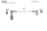 T013B Sada kabelů pro zapalování alternative TESLA