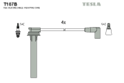 T107B Sada kabelů pro zapalování TESLA