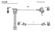 T123P Sada kabelů pro zapalování TESLA