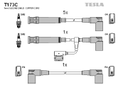 T173C Sada kabelů pro zapalování original TESLA