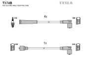 T374B Sada kabelů pro zapalování TESLA