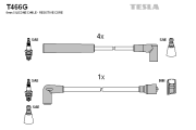 T466G Sada kabelů pro zapalování TESLA