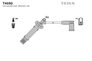 T468G Sada kabelů pro zapalování TESLA