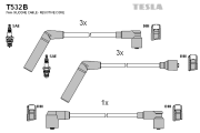 T532B Sada kabelů pro zapalování TESLA