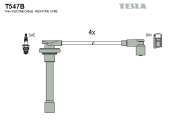 T547B Sada kabelů pro zapalování TESLA