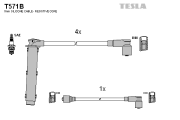 T571B Sada kabelů pro zapalování TESLA