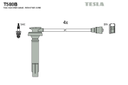 T580B Sada kabelů pro zapalování TESLA