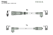 T703C Sada kabelů pro zapalování original TESLA