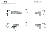 T705B Sada kabelů pro zapalování TESLA