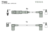 T740C Sada kabelů pro zapalování original TESLA