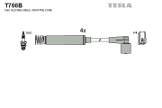 T766B Sada kabelů pro zapalování TESLA