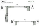 T807C Sada kabelů pro zapalování original TESLA