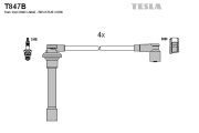 T847B Sada kabelů pro zapalování TESLA