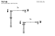 T871B Sada kabelů pro zapalování TESLA