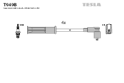 T949B Sada kabelů pro zapalování TESLA