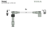 T950C Sada kabelů pro zapalování original TESLA