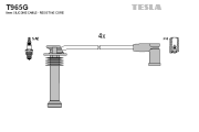 T965G Sada kabelů pro zapalování TESLA