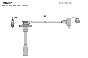 T968P Sada kabelů pro zapalování TESLA