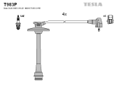 T983P Sada kabelů pro zapalování TESLA