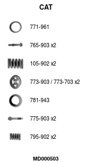 MD000503 Katalyzátor FA1
