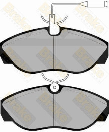 PA1042 Sada brzdových destiček, kotoučová brzda Brake ENGINEERING