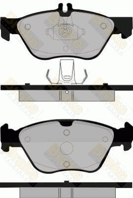 PA1105 Sada brzdových destiček, kotoučová brzda Brake ENGINEERING