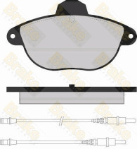 PA1117 Sada brzdových destiček, kotoučová brzda Brake ENGINEERING