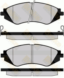 PA1146 Sada brzdových destiček, kotoučová brzda Brake ENGINEERING