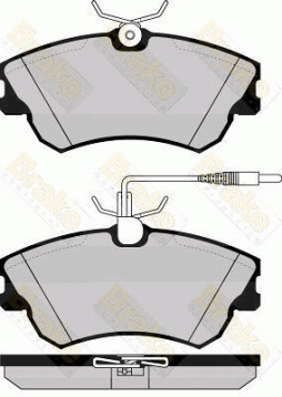 PA1149 Sada brzdových destiček, kotoučová brzda Brake ENGINEERING