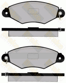 PA1155 Sada brzdových destiček, kotoučová brzda Brake ENGINEERING