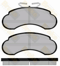 PA1213 Sada brzdových destiček, kotoučová brzda Brake ENGINEERING