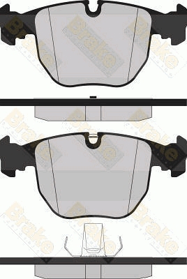 PA1237 Sada brzdových destiček, kotoučová brzda Brake ENGINEERING