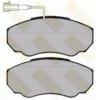 PA1285 Sada brzdových destiček, kotoučová brzda Brake ENGINEERING