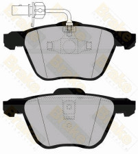 PA1339 Sada brzdových destiček, kotoučová brzda Brake ENGINEERING