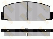 PA1428 Sada brzdových destiček, kotoučová brzda Brake ENGINEERING