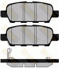 PA1432 Sada brzdových destiček, kotoučová brzda Brake ENGINEERING