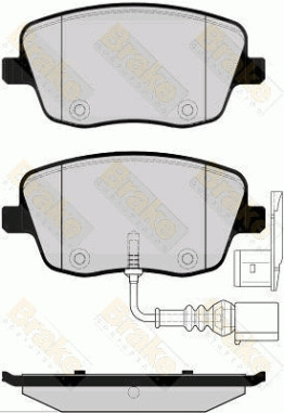 PA1499 Sada brzdových destiček, kotoučová brzda Brake ENGINEERING