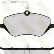 PA1573 Sada brzdových destiček, kotoučová brzda Brake ENGINEERING