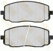 PA1577 Sada brzdových destiček, kotoučová brzda Brake ENGINEERING