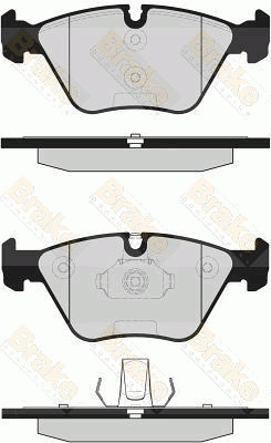 PA1598 Sada brzdových destiček, kotoučová brzda Brake ENGINEERING