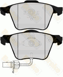 PA1620 Sada brzdových destiček, kotoučová brzda Brake ENGINEERING