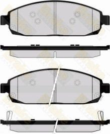 PA1665 Sada brzdových destiček, kotoučová brzda Brake ENGINEERING