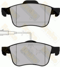 PA1683 Sada brzdových destiček, kotoučová brzda Brake ENGINEERING