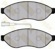 PA1754 Sada brzdových destiček, kotoučová brzda Brake ENGINEERING