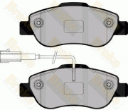 PA1761 Sada brzdových destiček, kotoučová brzda Brake ENGINEERING