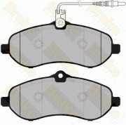 PA1762 Sada brzdových destiček, kotoučová brzda Brake ENGINEERING