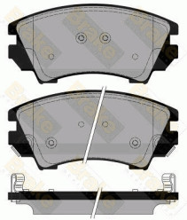 PA1778 Sada brzdových destiček, kotoučová brzda Brake ENGINEERING